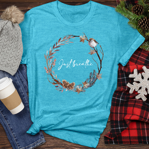 Just Breathe 2 Heathered Tee