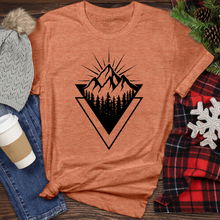 Load image into Gallery viewer, Mountain Tree Triangle Heathered Tee