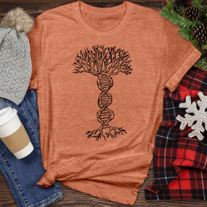 Dna and Tree 01 Heathered Tee