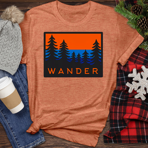 Wander Forest Heathered Tee