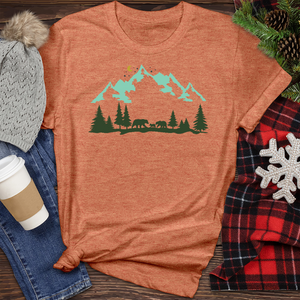 Mountain  Bear Heathered Tee