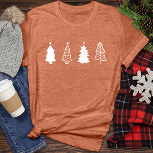 Christmas Tree Heathered Tee