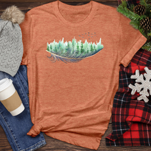 Load image into Gallery viewer, Feather Forest Heathered Tee