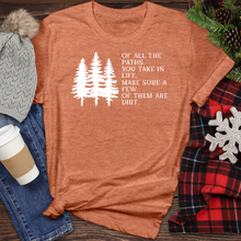 Load image into Gallery viewer, Of All The Paths Heathered Tee
