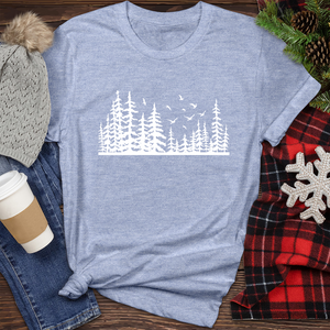 Wild with Bird 01 Heathered Tee