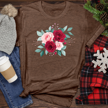 Load image into Gallery viewer, Flower Bouquet Heathered Tee
