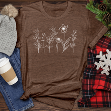 Load image into Gallery viewer, Various Flowers Heathered Tee