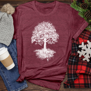 Tree 3 Heathered Tee