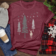 Load image into Gallery viewer, Deer Tree Heathered Tee