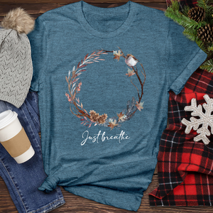 Just Breathe Heathered Tee