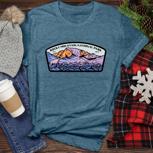 Rocky Mountain 02 Heathered Tee