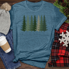 Load image into Gallery viewer, Evergreen Forest Tree Heathered Tee