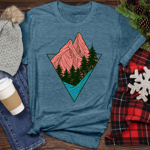 Mountain Tree Heathered Tee