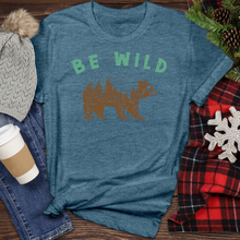 Load image into Gallery viewer, Be Wild Bear Heathered Tee