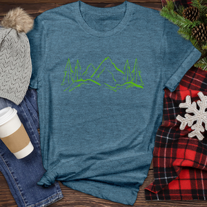 Mountain 02 Heathered Tee