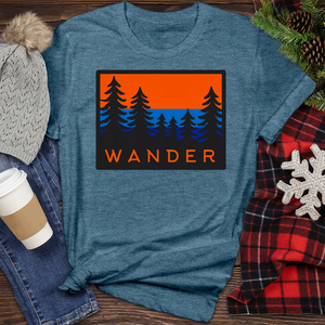 Wander Forest Heathered Tee