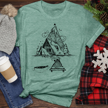 Load image into Gallery viewer, Mountain Nature Heathered Tee