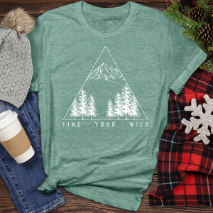 Find Your Wild Heathered Tee