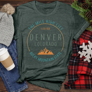 Denver Colorado Heathered Tee