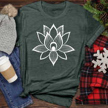 Load image into Gallery viewer, Lotus Flower Heathered Tee
