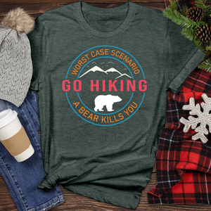 Go Hiking Heathered Tee