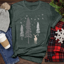Load image into Gallery viewer, Deer Tree Heathered Tee