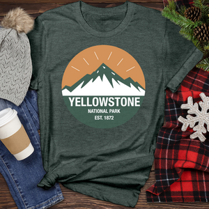 Yellowstone National Park Heathered Tee
