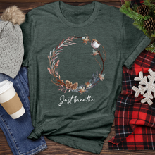 Load image into Gallery viewer, Just Breathe Heathered Tee