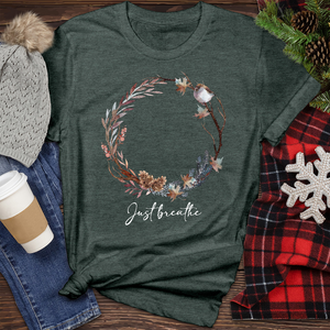 Just Breathe Heathered Tee