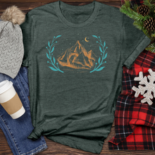 Load image into Gallery viewer, Mountain and Moon Heathered Tee