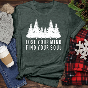 Find Your Soul Heathered Tee