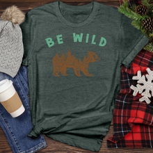 Load image into Gallery viewer, Be Wild Bear Heathered Tee