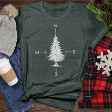 Load image into Gallery viewer, Direction Tree Heathered Tee