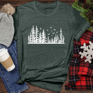 Wild with Bird 01 Heathered Tee