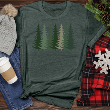 Load image into Gallery viewer, Evergreen Forest Tree Heathered Tee