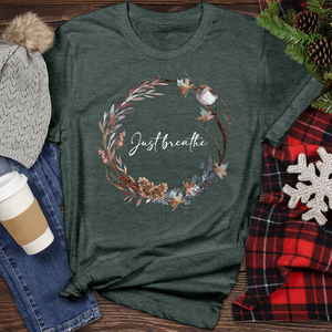 Just Breathe 2 Heathered Tee