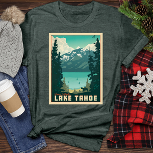 Lkae Tahoe Heathered Tee