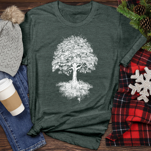 Tree 3 Heathered Tee