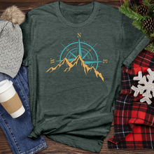 Load image into Gallery viewer, Mountain Compass Heathered Tee