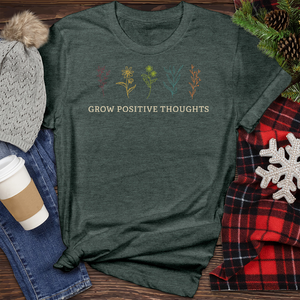 Grow Positive Heathered Tee