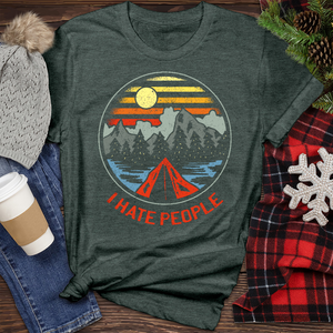 I Hate People Heathered Tee