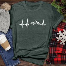 Load image into Gallery viewer, Earth&#39;s Heartbeat Heathered Tee