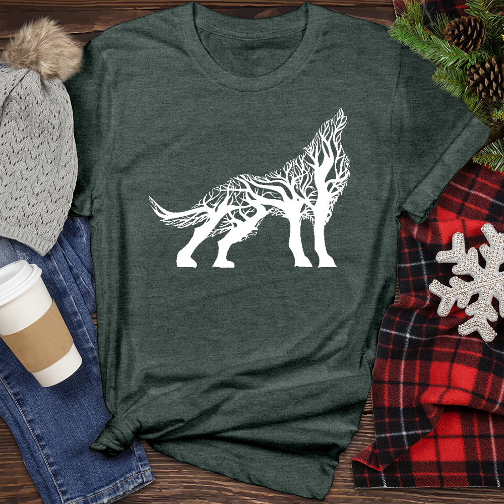 Wolf Brunch Heathered Tee