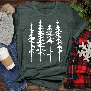 Between The Pines Heathered Tee