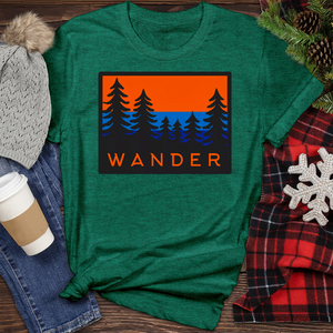 Wander Forest Heathered Tee