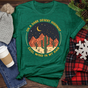 On a Dark Desert Heathered Tee