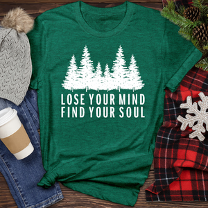 Find Your Soul Heathered Tee