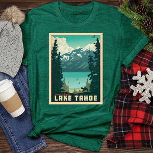 Lkae Tahoe Heathered Tee