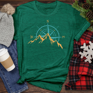 Mountain Compass Heathered Tee