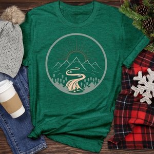 Nature Illustration Heathered Tee